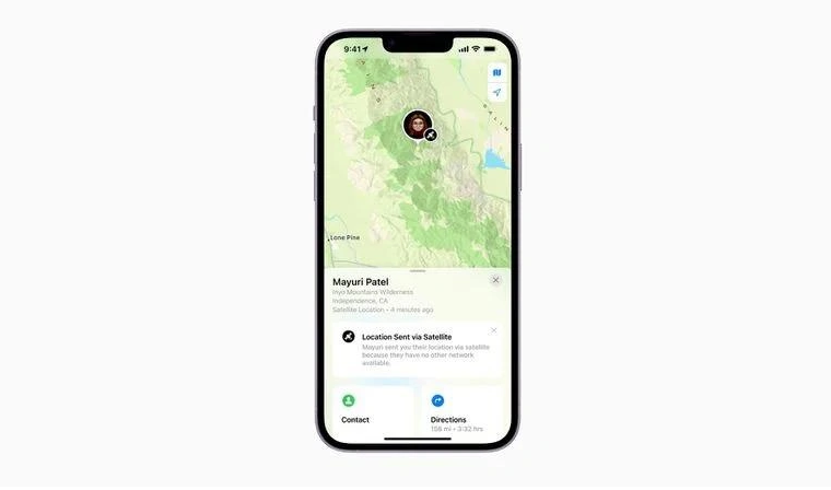 邓州苹果14维修分享iPhone14系列中 FindMy功能通过卫星分享位置方法教程 