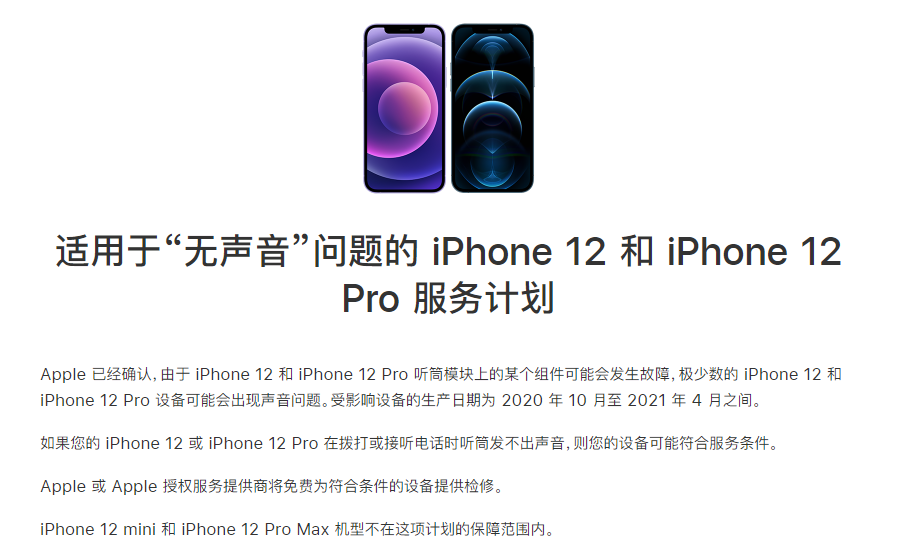 邓州苹果手机维修分享iPhone 12/Pro 拨打或接听电话时无声音怎么办 